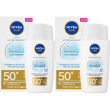 Nivea sun fluido quotidiano invisibile spf 50+ 40 ml, crema solare vis