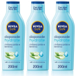 Nivea sun latte doposole hydrate 200 ml, dopo sole idratante con aloe