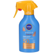 Nivea sun protect & bronze doppia azione spf50 200 ml spray latte solare alta protezione per abbronzatura graduale