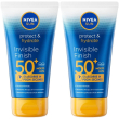 Nivea sun protect & hydrate invisible finish spf 50+ 150 ml, crema sol