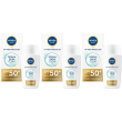 Nivea sun uv viso derma skin clear fp50+ 40 ml, crema solare viso anti