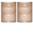 Nu3 frullato proteico vegano bio cacao-macchiato set da 2 2x400 g polv