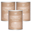 Nu3 frullato proteico vegano bio cacao-macchiato set da 3 3x400 g polv