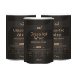 Nu3 grass-fed whey, cioccolato set da 3 3x300 g polvere