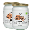 Nu3 olio di cocco bio set da 2 2x500 ml