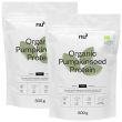 Nu3 proteine di semi zucca bio set da 2 2x500 g polvere