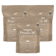 Nu3 vegan protein 3k caffè freddo set da 3 3x1000 g polvere