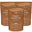 Nu3 vegan protein 3k cioccolato set da 3 3x1000 g polvere