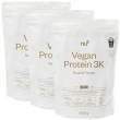 Nu3 vegan protein 3k, neutro set da 3 3x1000 g polvere