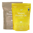 Nu3 vegan protein 3k shake caffe ghiacciato + vaniglia 2x1000 g polver