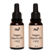 Nu3 vitamina d3 + k2 vegan set da 2 2x30 ml gocce
