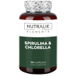 Nutralie spirulina e clorella 1800mg 180 capsule