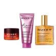 nuxe - cofanetto natale gli iconici balsamo labbra+shampoo+huile prodigeuse confezione 3 pezzi