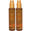 Nuxe olio solare abbronzante alta protezione spf50 viso e corpo set da