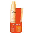 Nuxe sun duo latte solare spray viso e corpo spf 50 + shampoo doposole 150ml + 100ml