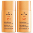 Nuxe sun fluido leggero alta protezione spf 50 2x50 ml soluzione