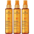 Nuxe sun olio solare viso e corpo spf 30 3x150 ml soluzione