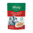 Oasy wet cat more love pollo con anatra cibo umido per gatti adulti 70g 7630