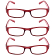 Occhiale contacta africa rosso +3,00 3x1 st