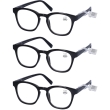 Occhiale da lettura contacta today nero +1,00 3x1 st