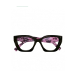 Occhiale da lettura premontato twins platinum grecale nero rosa demi +3.50 diottrie 1 paio