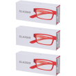 Occhiali da lettura glassio cupertino colore rosso gradazione +1,5 1 s