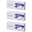 Occhiali da lettura glassio fremont colore blu scuro gradazione +3,5 1