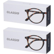 Occhiali da lettura glassio monterey colore tortoise gradazione +2,0 2