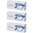 Occhiali da lettura glassio newport colore crystal jade gradazione +1