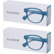 Occhiali da lettura glassio newport colore crystal jade gradazione +1