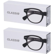 Occhiali da lettura glassio newport colore nero gradazione +1,5 1 st
