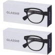 Occhiali da lettura glassio newport colore nero gradazione +2,0 2x1 st