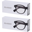 Occhiali da lettura glassio newport colore nero gradazione +3,5 2x1 st