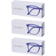 Occhiali da lettura glassio sacramento colore blu scuro gradazione +2,