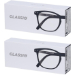 Occhiali da lettura glassio sacramento colore nero gradazione +1,0 2x1