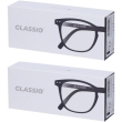 Occhiali da lettura glassio sacramento colore nero gradazione +2,5 2x1
