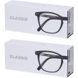 Occhiali da lettura glassio sacramento colore nero gradazione +3,0 2x1