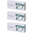 Occhiali da lettura glassio sacramento colore verde foresta gradazione