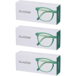 Occhiali da lettura glassio sacramento colore verde foresta gradazione
