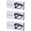 Occhiali da lettura glassio santa clara colore nero gradazione +3,5 3x
