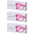 Occhiali da lettura glassio santa clara colore rosa gradazione +3,0 1