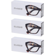 Occhiali da lettura glassio santa clara colore tortoise gradazione +2,
