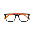 Occhiali da lettura tahiti nero-arancio 2,00 twins gold