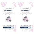 Olio essenziale vaillant geranio 2x10 ml essenziale