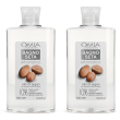 Omia bagno seta all'olio di argan set da 2 2x400 ml schiuma bagno