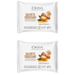 Omia ecobio salvietta struccante viso argan set da 2 2x20 pz salviette