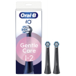Oral-b io gentle care 2 testine di ricambio per spazzolino elettrico nero