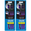 Oralb all rounder black spazzolino manuale 3 pezzi 2x3 pz d