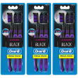 Oralb all rounder black spazzolino manuale 3 pezzi 3x3 pz d