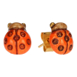 Orecchini pin coccinella